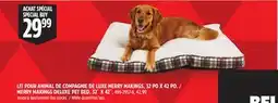 Canadian Tire MERRY MAKINGS DELUXE PET BED, 32X42 offer