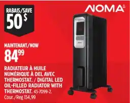 Canadian Tire DIGITAL LED OIL-FILLED RADIATOR WITH THERMOSTAT offer