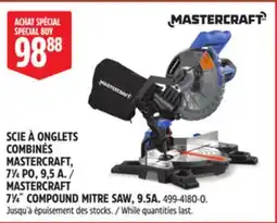 Canadian Tire MASTERCRAFT 7 1⁄4˝ COMPOUND MITRE SAW offer