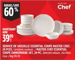 Canadian Tire MASTER CHEF ESSENTIAL COUPE DINNERWARE SET, 24-PC offer