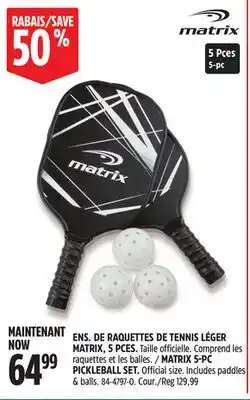 Canadian Tire PICKLEBALL SET offer