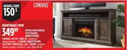 Canadian Tire CANVAS ABBOTSFORD ELECTRIC FIREPLACE, 60˝, 1400W offer