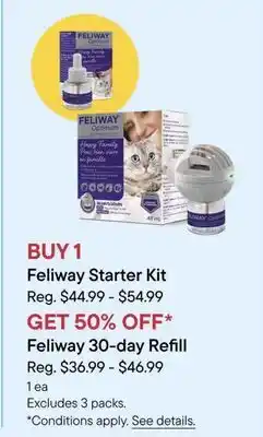 Petvalu Feliway Starter Kit offer