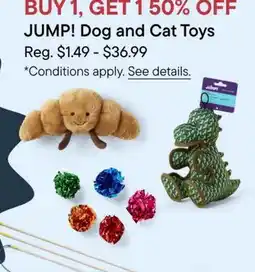 Petvalu JUMP! Dog and Cat Toys offer