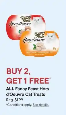 Petvalu ALL Fancy Feast Hors d'Oeuvre Cat Treats offer