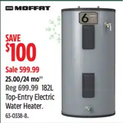 Canadian Tire 182L Top-Entry Electric Water Heater offer