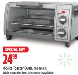 Canadian Tire 4-Slice Toaster Oven offer