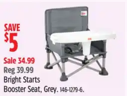 Canadian Tire Bright Starts Booster Seat, Grey offer