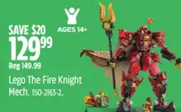Canadian Tire Lego The Fire Knight Mech offer