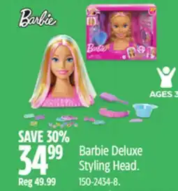 Canadian Tire Barbie Deluxe Styling Head offer