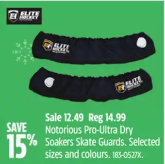 Canadian Tire Notorious Pro-Ultra Dry Soakers Skate Guards offer