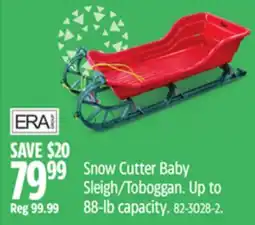 Canadian Tire Snow Cutter Baby Sleigh/Toboggan offer