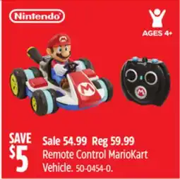 Canadian Tire Nintendo Remote Control MarioKart Vehicle offer
