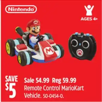 Canadian Tire Nintendo Remote Control MarioKart Vehicle offer
