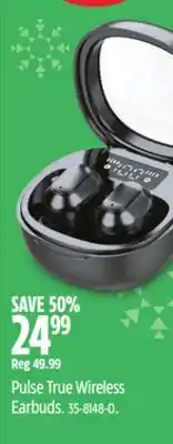 Canadian Tire Pulse True Wireless Earbuds offer