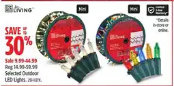 Canadian Tire FOR LIVING Selected Outdoor LED Lights offer