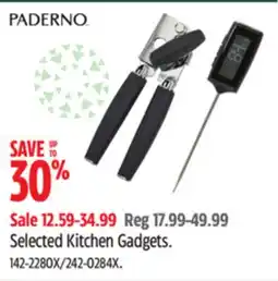 Canadian Tire PADERNO Selected Kitchen Gadgets offer