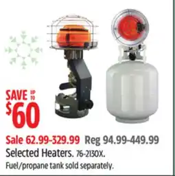 Canadian Tire Remington Selected Heaters offer