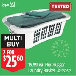 Canadian Tire Hip-Hugger Laundry Basket offer
