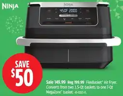 Canadian Tire NINJA FlexBasket Air Fryer offer