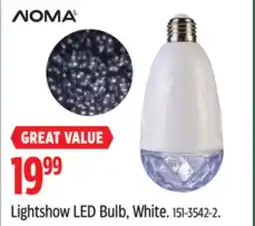 Canadian Tire NOMA Lightshow LED Bulb, White offer