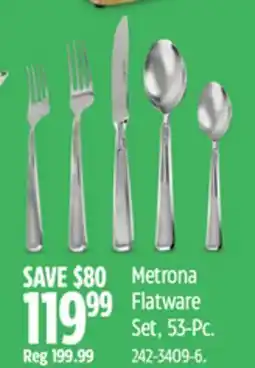 Canadian Tire Metrona Flatware offer