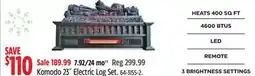 Canadian Tire Komodo 23˝ Electric Log Set offer