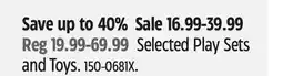 Canadian Tire Selected Play Sets and Toys offer