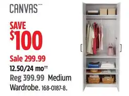 Canadian Tire Canvas Medium Wardrobe offer