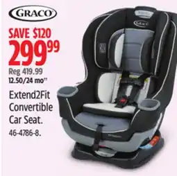 Canadian Tire GRACO Extend2Fit Convertible Car Seat offer