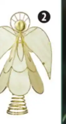 Canadian Tire CANVAS Capiz Angel Christmas Tree Topper offer