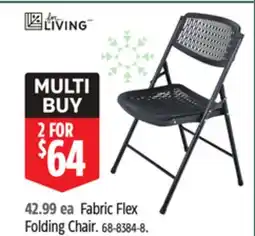 Canadian Tire For Living Fabric Flex Folding Chair offer
