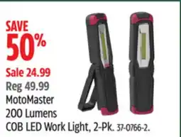 Canadian Tire MotoMaster 200 Lumens COB LED Work Light offer