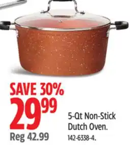 Canadian Tire 5-Qt Non-Stick Dutch Oven offer