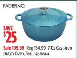 Canadian Tire PADERNO 7-Qt Cast-Iron Dutch Oven offer