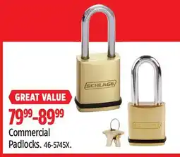 Canadian Tire Commercial Padlocks offer