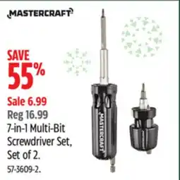 Canadian Tire Mastercraft 7-in-1 Multi-Bit Screwdriver Set offer