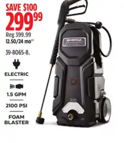 Canadian Tire SIMONIZ ELECTRIC 1.5 GPM 2100 PSI FOAM BLASTER offer