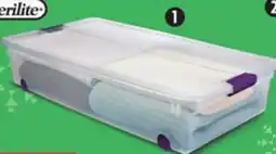 Canadian Tire Clearview 58L Under-Bed Tote with Latch offer