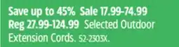 Canadian Tire NOMA Selected Outdoor Extension Cords offer