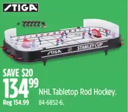 Canadian Tire Stiga NHL Tabletop Rod Hockey offer
