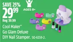 Canadian Tire Cool Maker Go Glam Deluxe DIY Nail Stamper offer