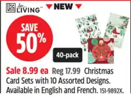 Canadian Tire Christmas Card Sets with 10 Assorted Designs offer
