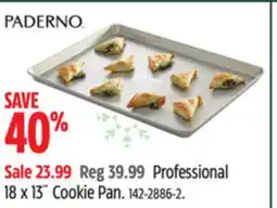Canadian Tire PADERNO Professional 18x13˝ Cookie Pan offer