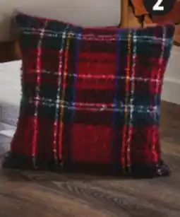 Canadian Tire Canvas Plaid Cushion, 18 x 18˝ offer
