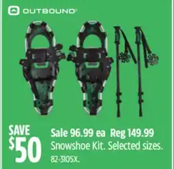 Canadian Tire Outbound Snowshoe Kit offer