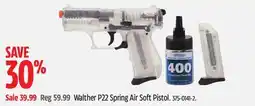 Canadian Tire Walther P22 Spring Air Soft Pistol offer