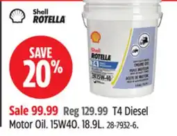 Canadian Tire T4 Diesel Motor Oil offer