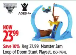 Canadian Tire Monster Jam Loop of Doom Stunt Playset offer