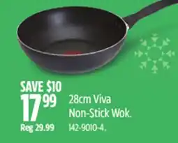 Canadian Tire T-fal 28cm Viva Non-Stick Wok offer